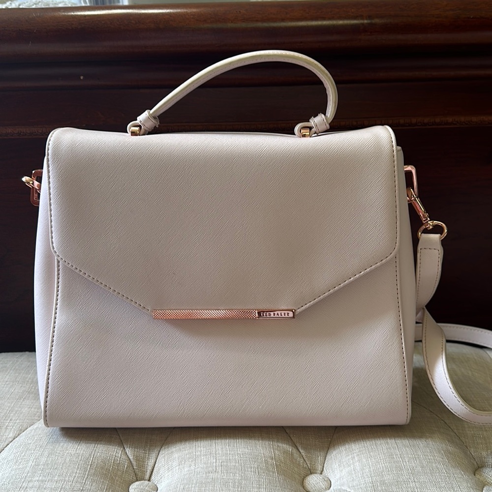 Ted Baker London Large Dajana Faux
Leather Top Handle Satchel